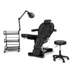 Behandelstoel | hydraulisch | trolley | loupelamp | tabouret