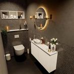 MONDIAZ FOWY toiletmeubel 100cm kleur talc. Waskom positie, Ophalen of Verzenden, Nieuw, Bad