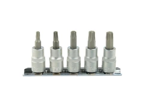 Torxdoppen Set - T25 Tot T50 - 5 Delig - Torxdop - 3/8 - G, Doe-het-zelf en Verbouw, Gereedschap | Handgereedschap, Nieuw, Ophalen of Verzenden