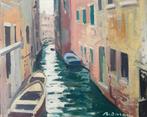 Rafael Durán Benet (1931–2015) - Canal en Venecia Italia