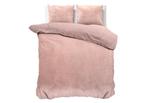 Sleeptime Velvet Uni Dekbedovertrek Roze - 240 x 200/220 + 2, Nieuw