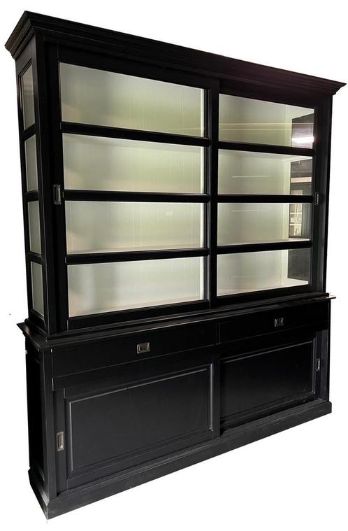 Buffetkast zwart Nijkerk  220 x 240cm, Huis en Inrichting, Kasten | Buffetkasten, Ophalen of Verzenden