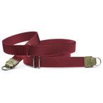 Leica 18569 Carrying Strap fabric / leather olive - burgundy, Verzenden, Gebruikt, Overige Merken