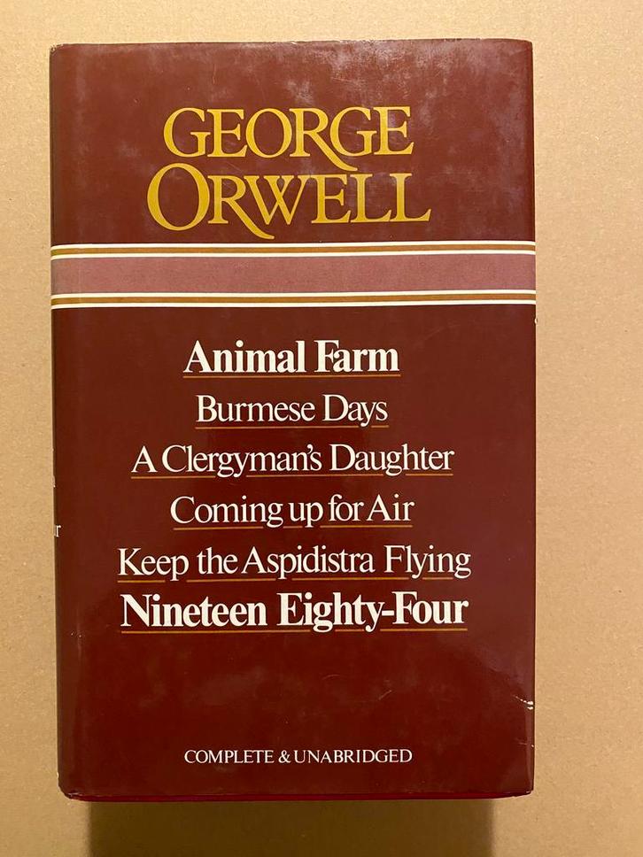 George Orwell - 6 Werken gebundeld - Engelstalig - 925 blz., Boeken, Literatuur, Gelezen, Verzenden