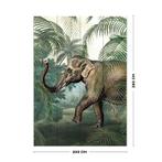 Art for the Home - fotobehang olifant / jungle - 200x280 cm, Huis en Inrichting, Stoffering | Behang, Verzenden