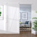 Schuifdeur Beslagset 183cm Wit - Retourdeal! 41% Korting, Doe-het-zelf en Verbouw, 80 tot 100 cm, Binnendeur, Nieuw, Ophalen of Verzenden