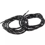 Grisport Zwarte ronde werkveters 140 cm van duurzaam tarp..., Ophalen of Verzenden, Nieuw