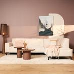 MySofa Velvet Hoekbank Floris Beige, Verzenden, Nieuw