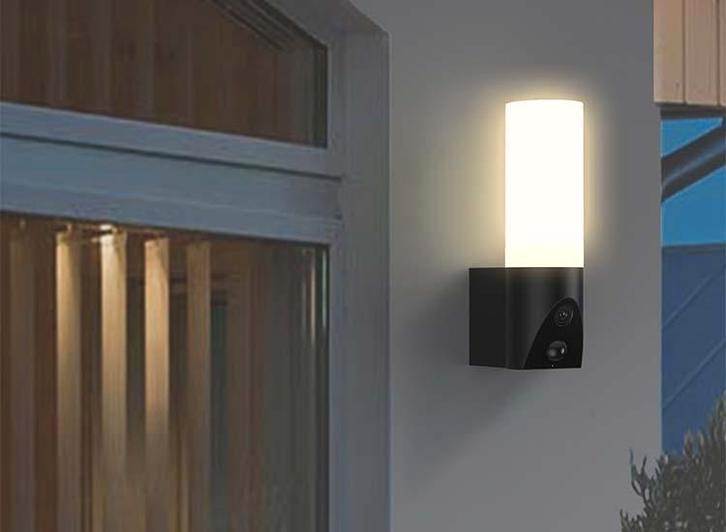 Qnect Wifi Buitencamera met Verlichting - Bewegingsdetectie, Audio, Tv en Foto, Videobewaking, Nieuw, Verzenden