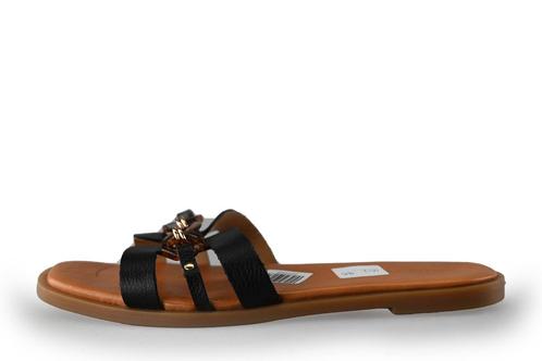 Notre-V Slippers in maat 42 Zwart | 10% extra korting, Kleding | Dames, Schoenen, Zwart, Zo goed als nieuw, Slippers, Verzenden