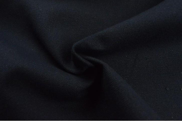10 meter canvas stof - Navy - Katoenen stof, Hobby en Vrije tijd, Stoffen en Lappen, 120 cm of meer, 200 cm of meer, Blauw, Nieuw