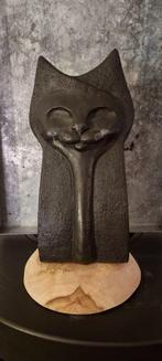 Beeld, Cat - 9,5 kg - 31 cm - Brons - 2021, Antiek en Kunst