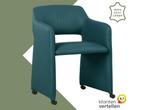 Leren eetkamerstoel Icon - Toledo Turquoise (blauw), Huis en Inrichting, Stoelen, Bohemian, Eigentijds, Industrieel, Klassiek, Modern, Retro, Romantisch, Scandinavisch, Vintage