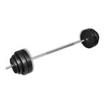 vidaXL Halter met gewichten 60 kg, Verzenden, Nieuw