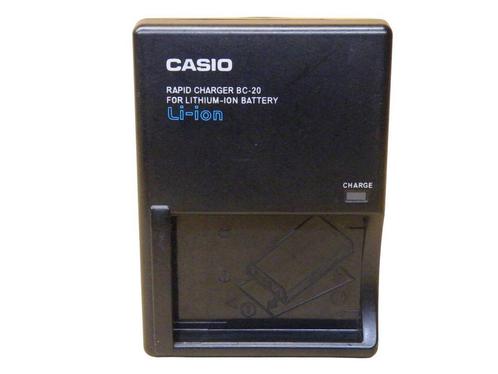 Casio BC-20 Acculader / Accu Lader voor NP-20, Doe-het-zelf en Verbouw, Elektra en Kabels, Zo goed als nieuw, Verzenden