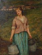J. Graham (XIX-XX) - Jongedame met emmers