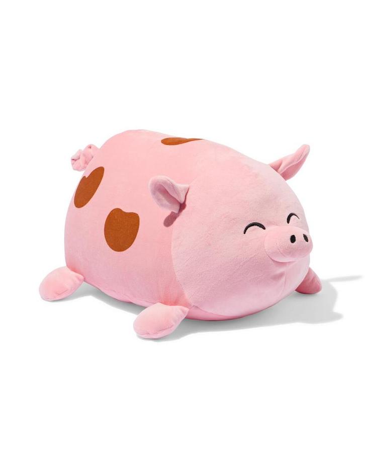 HEMA Knuffel 45cm varken met moddervlekken, Kinderen en Baby's, Speelgoed | Knuffels en Pluche, Nieuw, Verzenden
