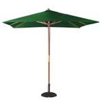 Groen vierkant parasol 2,7(h)x 2,5(l)x 2,5(b) meter