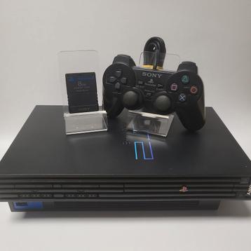 Zwarte PS2 Phat Controller & Memorycard beschikbaar voor biedingen