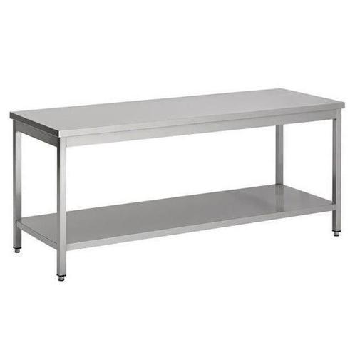 Werktafel | RVS | Laag Model | Bodemschap | Diepte 700 |, Zakelijke goederen, Horeca | Keukenapparatuur, Nieuw in verpakking, Verzenden