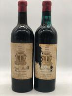 2 x 75cl Haut Medoc Victor Crozet 1959 (Bordeaux, rood), Verzamelen, Ophalen of Verzenden, Nieuw, Frankrijk, Rode wijn