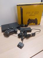 Playstation 2 Zwart Slim Boxed 1 Controller & Memorycard, Ophalen of Verzenden, Nieuw