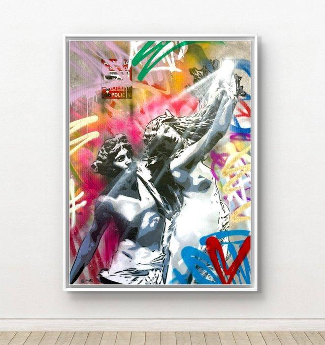 Mart Signed (XX) - Apollo e dafne (Canova), Antiek en Kunst, Kunst | Schilderijen | Modern