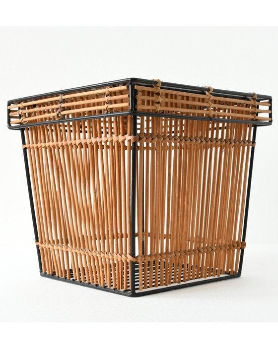 Rohé Noordwolde - Mand - Hout, Rattan, Metaal - 1960 - H 30, Antiek en Kunst, Antiek | Meubels | Stoelen en Banken