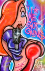 Outside313 - Jessica Rabbit - We got guns, Antiek en Kunst