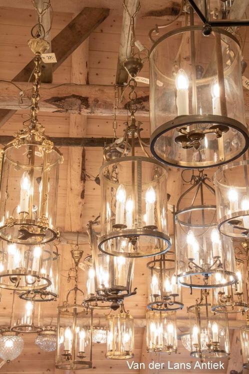 Oude klassieke hallampen, ganglampen, lantaarns, hanglampen, Antiek en Kunst, Antiek | Lampen, Ophalen of Verzenden