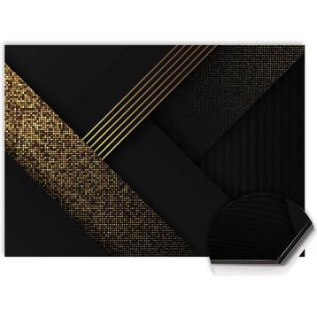 Golden Geometry Spatscherm beschikbaar voor biedingen