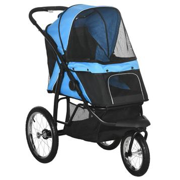 TRUUSK Hondenbuggy Hondenwagen Met Reflectoren, Opvouwbaar, beschikbaar voor biedingen