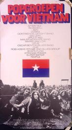Concert van popgroepen voor Vietnam op poster (lijst optie), Verzamelen, Posters, Verzenden, Nieuw, Overige onderwerpen, Met lijst