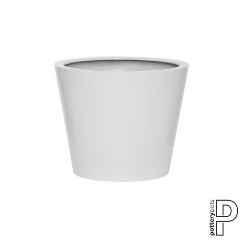 Plantenbak Bucket - Glanzend wit Ø50 x (H)40 cm - Ø50 x (H)4, Tuin en Terras, Planten | Tuinplanten, Ophalen of Verzenden
