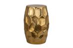 Handgemaakte bijzettafel ORGANIC ORIENT 50cm goud metaal, Huis en Inrichting, Ophalen of Verzenden, Nieuw