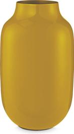 Pip Studio - Vaas - Geel - Metaal - 18x30cm -  –, Verzenden, Nieuw