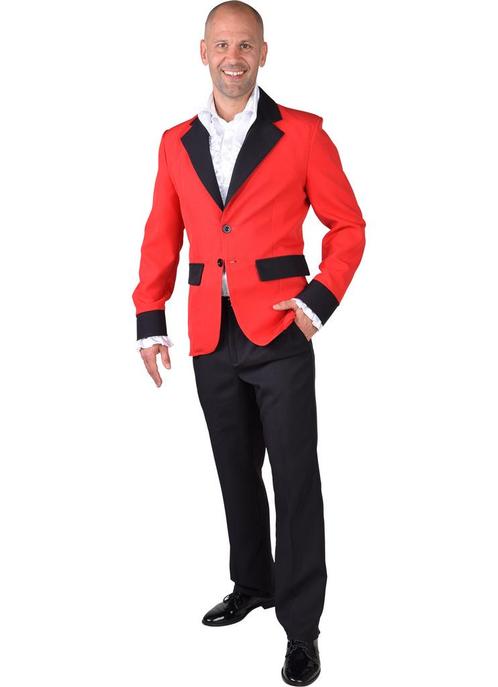 Colbert Heren Rood Basic, Kleding | Heren, Carnavalskleding en Feestkleding, Nieuw, Ophalen of Verzenden