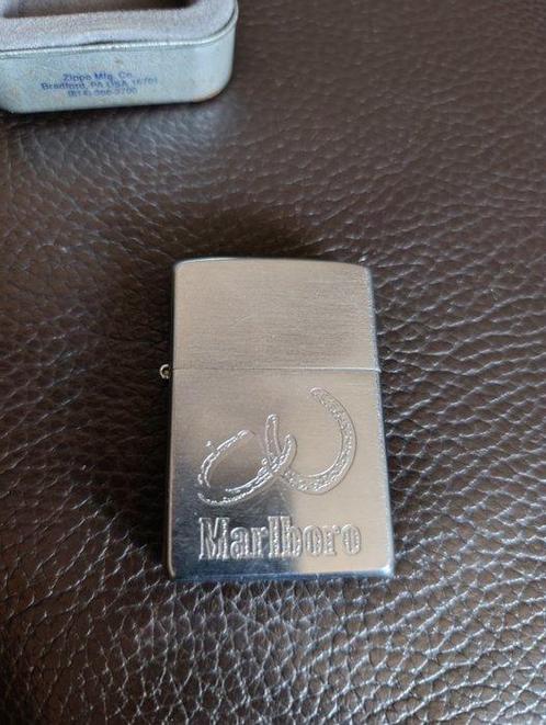 Zippo, Marlboro ferri da cavallo vintage 2003 - Zonder, Verzamelen, Rookartikelen, Aanstekers en Luciferdoosjes
