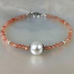 Zonder minimumprijs - Armband Zilver Parel - Gemengde, Nieuw