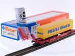 Schaal H0 Roco 47006 dieplader wagen Sdkms 707 Willi Bet..., Hobby en Vrije tijd, Modeltreinen | H0, Gelijkstroom, Overige typen