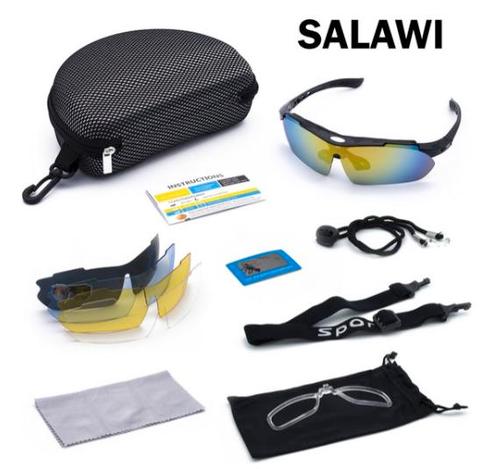 Salawi - fietsbrillen heren – fietsbril dames – Sportbrillen, Fietsen en Brommers, Brommerhelmen