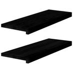 vidaXL Vensterbanken 2 st 70x25x2 cm massief eikenhout, Doe-het-zelf en Verbouw, Kozijnen en Schuifpuien, Verzenden, Nieuw