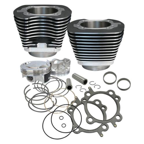 S&S Cycle 99-06 BT 97in Big Bore Cylinder Kit - Wrinkle, Auto-onderdelen, Motor en Toebehoren, Ophalen of Verzenden