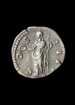 Oud-Romeins Zilver Denarius van Antoninus Pius (Zonder, Antiek en Kunst