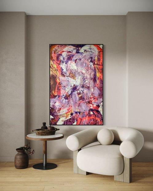 Timo Wedell (1994) - Zeitgeist Abstract - XXL, Antiek en Kunst, Kunst | Schilderijen | Modern