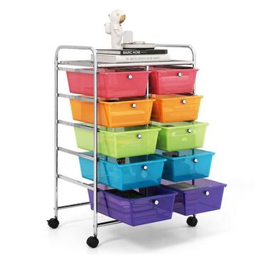 2dekans | Coast Rolwagen 65,5x37x87 cm met 10 Stapelbare beschikbaar voor biedingen