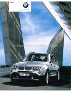 2008 BMW X3 BROCHURE DUITS, Nieuw, BMW, Author