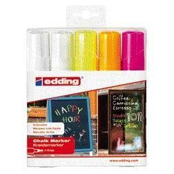 Krijtstift edding 4090 window schuin 4-15mm assorti etui à 5 beschikbaar voor biedingen