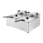 Friteuse Buffalo | 5 + 5 Liter | Digitale timer | 2x 2,8kW, Verzenden, Nieuw in verpakking