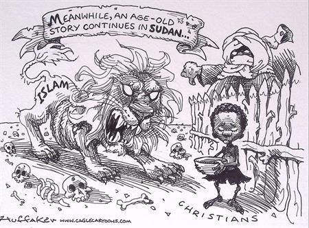 Pentekening Amerika - Sudan (lijst optie, Tekeningen), Antiek en Kunst, Kunst | Tekeningen en Foto's, Verzenden